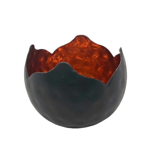 IRON HAMMER CANDLE CONTAINER (BLACK & GOLD)